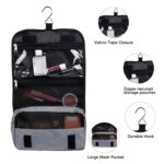 Custom 10.25x8" Foldable Hanging Toiletry Bag - 3