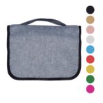 Custom 10.25x8" Foldable Hanging Toiletry Bag - 4