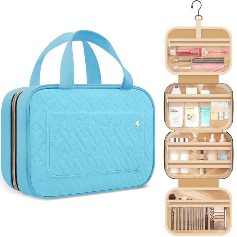 Custom 11" L Polyester Travel Toiletry Bag - 2