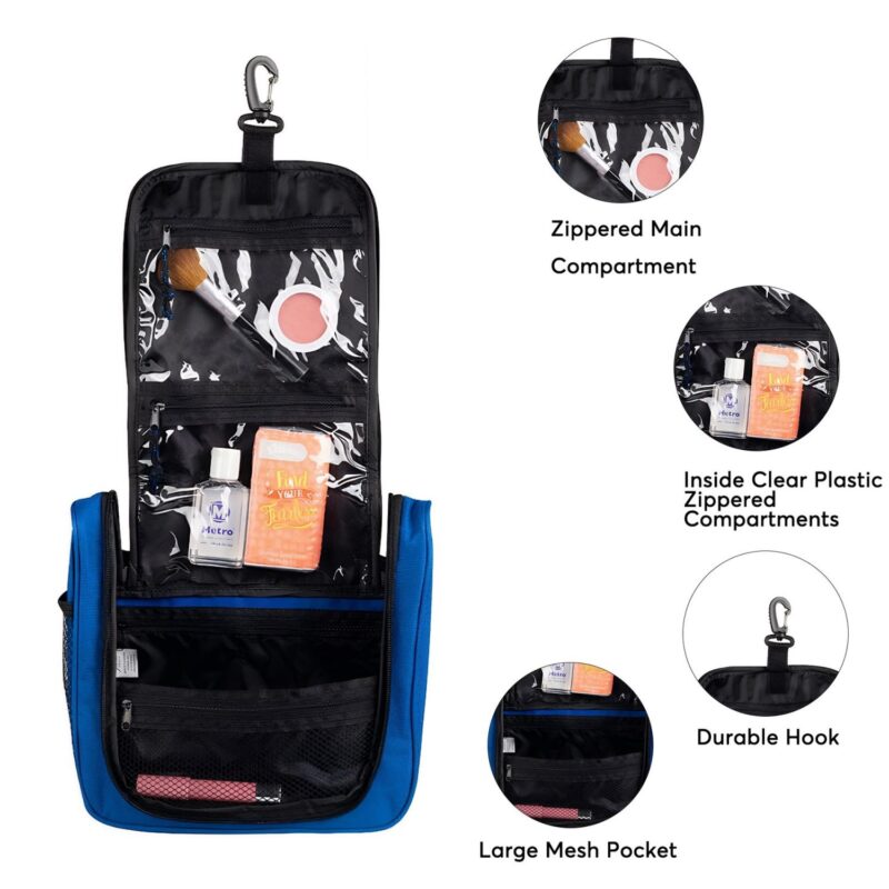 Custom 11x10x4" Expandable Toiletry Bag - 3