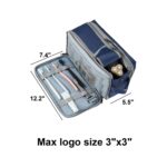 Custom 12.2" L Polyester Travel Toiletry Bag - 1