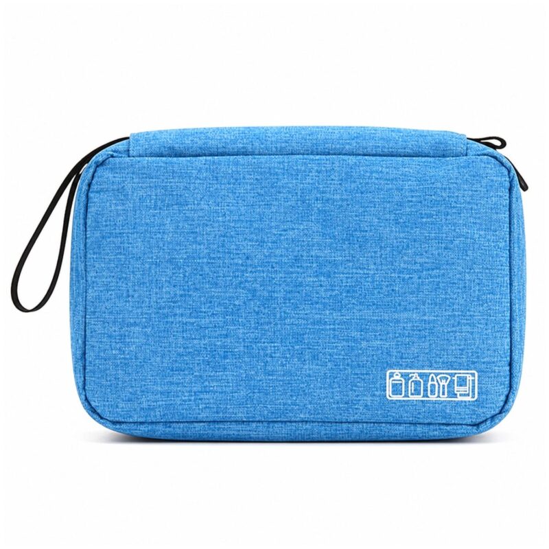 Custom 300D Polyester Hanging Toiletry Bag With Hook - 3