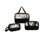 Custom 3pcs Toiletry Bag Travel Makeup Pouch - 2