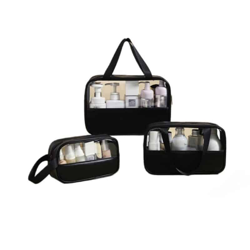 Custom 3pcs Toiletry Bag Travel Makeup Pouch - 2