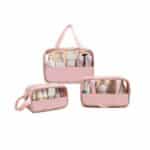 Custom 3pcs Toiletry Bag Travel Makeup Pouch - 3