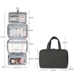 Custom 4-Fold Hanging Large Capacity Travel Toiletry Bag - 4