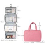 Custom 4-Fold Hanging Large Capacity Travel Toiletry Bag - 5