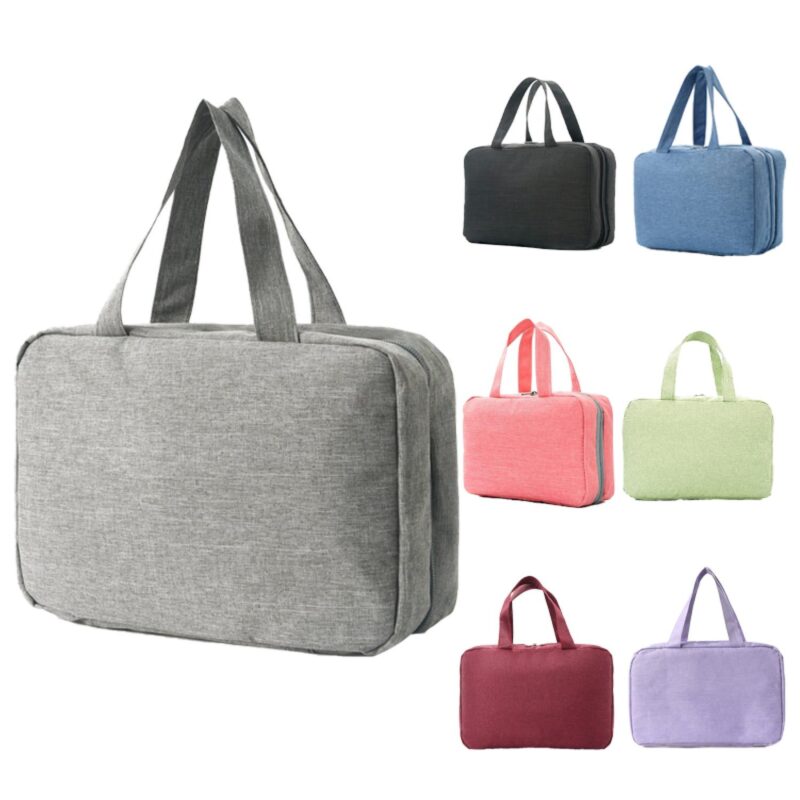 Custom 4-Fold Hanging Toiletry Bag - 1