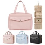 Custom 4-Section Waterproof Hanging Toiletry Bag - 1