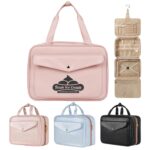 Custom 4-Section Waterproof Hanging Toiletry Bag