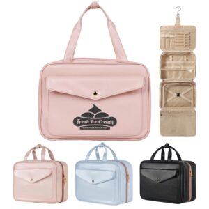 Custom 4-Section Waterproof Hanging Toiletry Bag