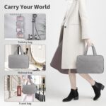 Custom 4 Sections Foldable Hanging Toiletry Bag Travel Organizer - 2