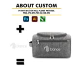 Custom 5.75" High Reusable Toiletry Bag - 5