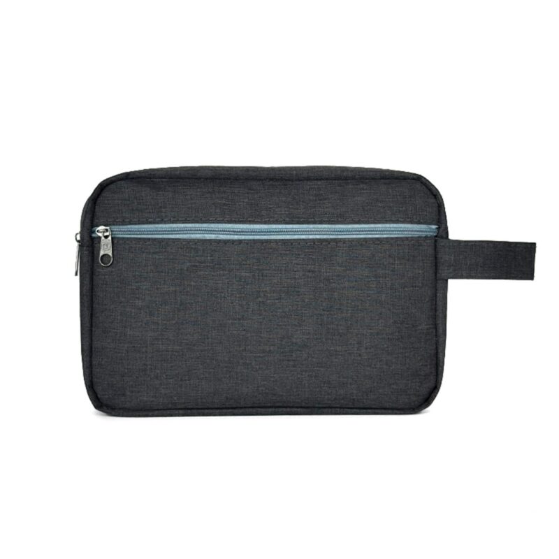 Custom 8.3" L Polyester Travel Toiletry Bag - 1
