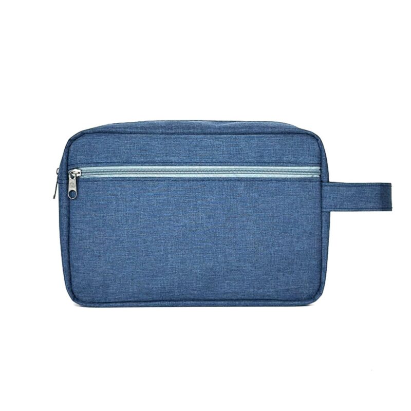 Custom 8.3" L Polyester Travel Toiletry Bag - 4