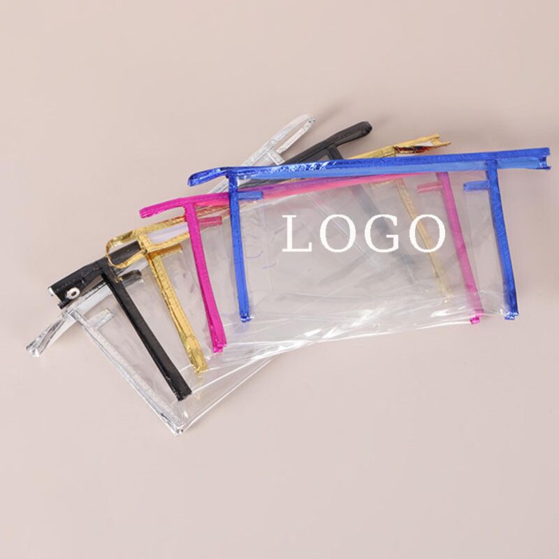 Custom 9 1/2''X6''X 2 2/5'' PVC Toiletry Bag