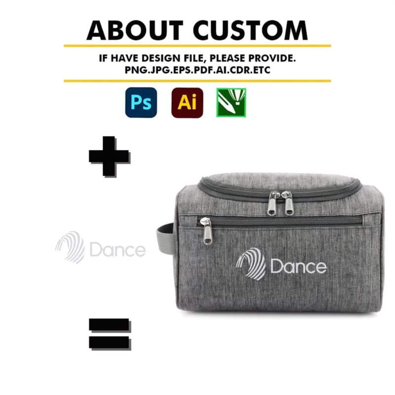 Custom 9.75x5.75" Toiletry Bag - 5
