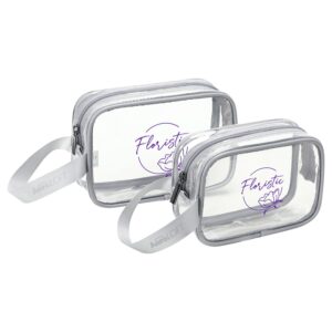 Custom AeroLOFT® Clear View 2 pc Travel Toiletry Bags
