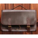 Custom Almeria Canvas Leather Toiletry Bag - 4