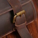 Custom Almeria Canvas Leather Toiletry Bag - 7