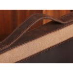 Custom Almeria Canvas Leather Toiletry Bag - 8