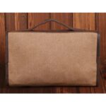 Custom Almeria Canvas Leather Toiletry Bag - 9
