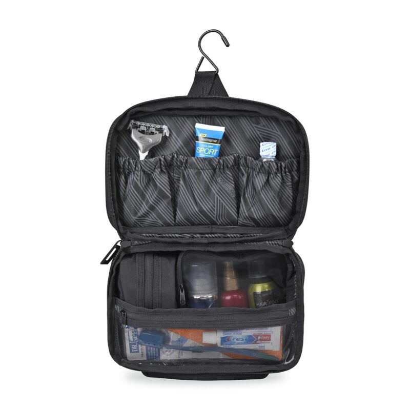Custom American Tourister Zoom Turbo Toiletry Pouch - Black - 5