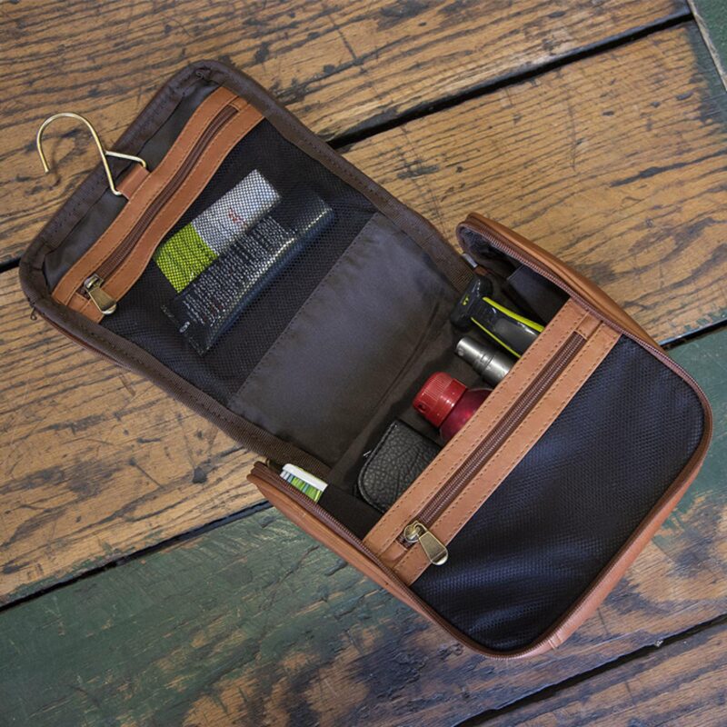 Custom Andres - Leather Hanging Dopp Kit - 6