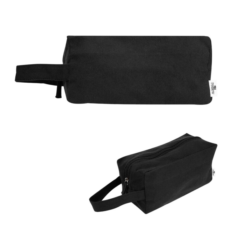 Custom Arden Recycled Cotton Toiletry Bag - 1
