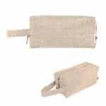 Custom Arden Recycled Cotton Toiletry Bag - 3