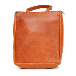 Custom Ashlin® Designer Shaun British Tan Hanging Toiletry Kit Bag