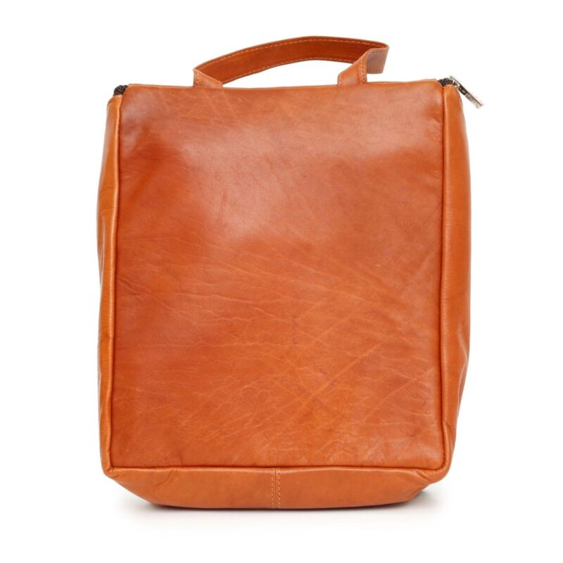 Custom Ashlin® Designer Shaun British Tan Hanging Toiletry Kit Bag