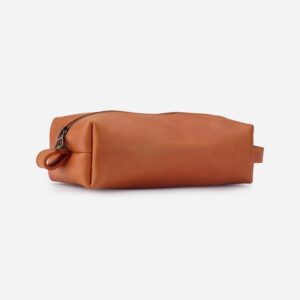 Custom Axum Dopp Bag - Rust Brown