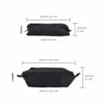 Custom BUILT® Travelwise 2-Piece Wrap Around Zip Toiletry Bag Set - 3