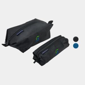 Custom BUILT® Travelwise 2-Piece Wrap Around Zip Toiletry Bag Set