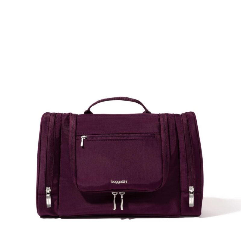 Custom Baggallini Toiletry Kit - Mulberry Red