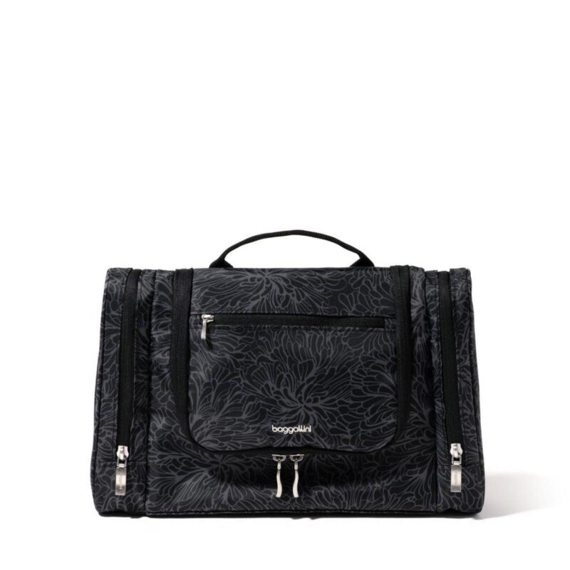 Custom Baggallini® Toiletry Kit Bag - Midnight Blossom