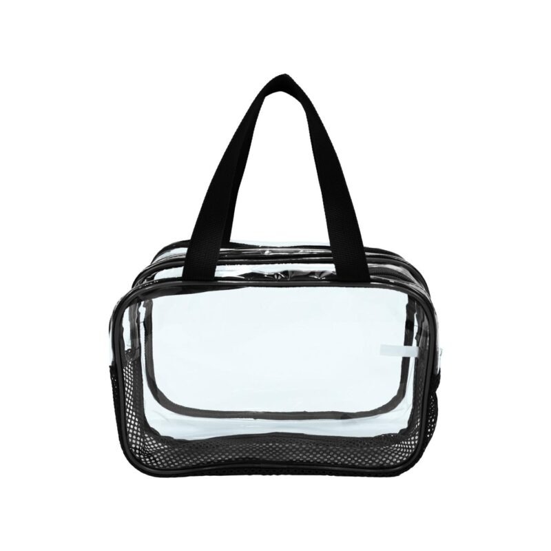 Custom Biodegradable Clear Toiletry Bag - 1