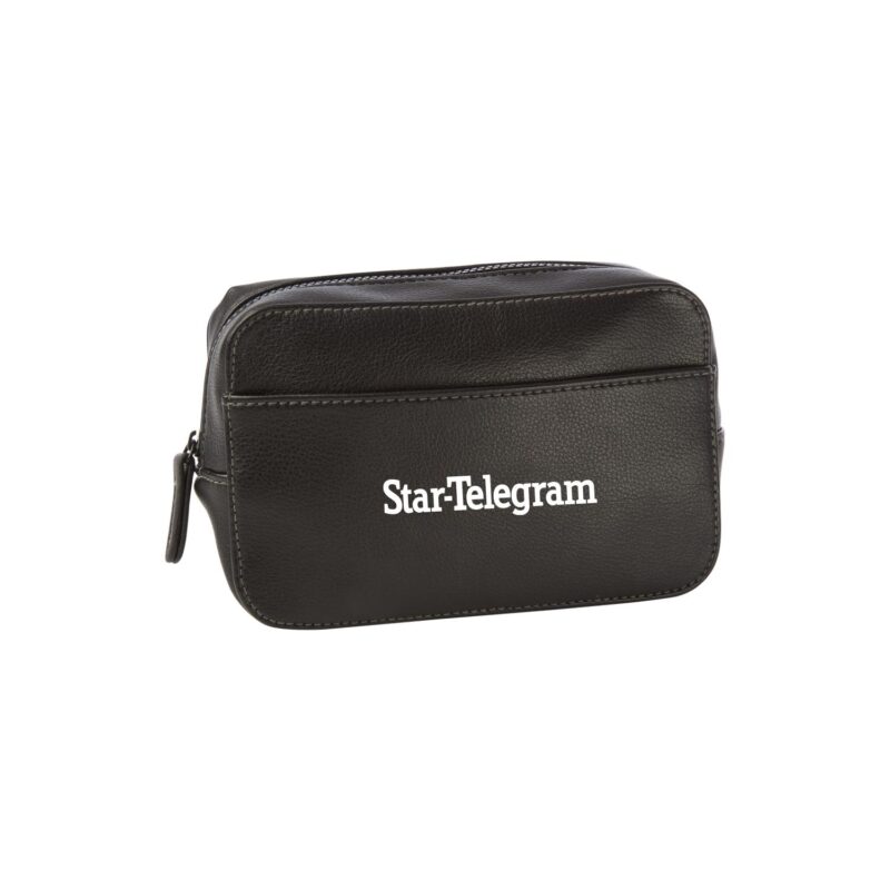 Custom Bonded Leather Dopp Bag