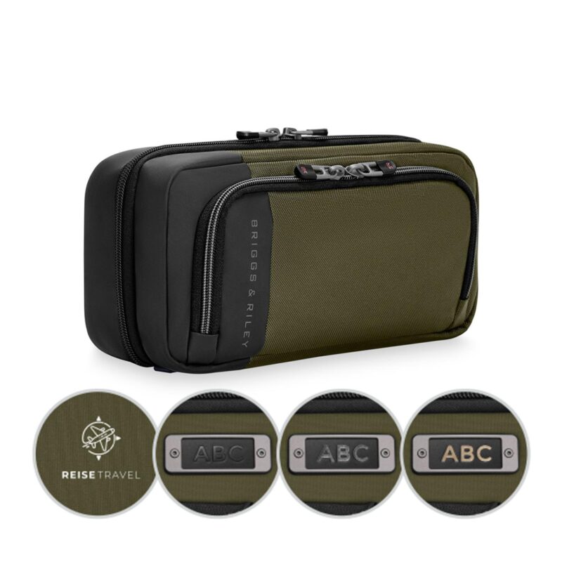 Custom Briggs & Riley ZDX Hanging Toiletry Kit - Hunter