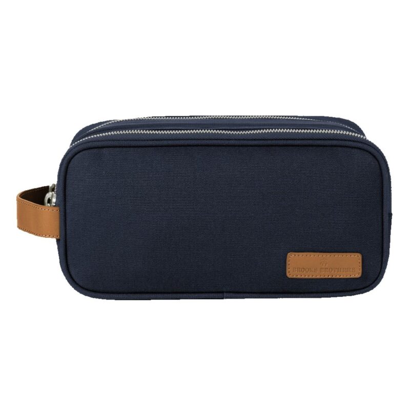 Custom Brooks Brothers® Wells Dopp Kit - 5