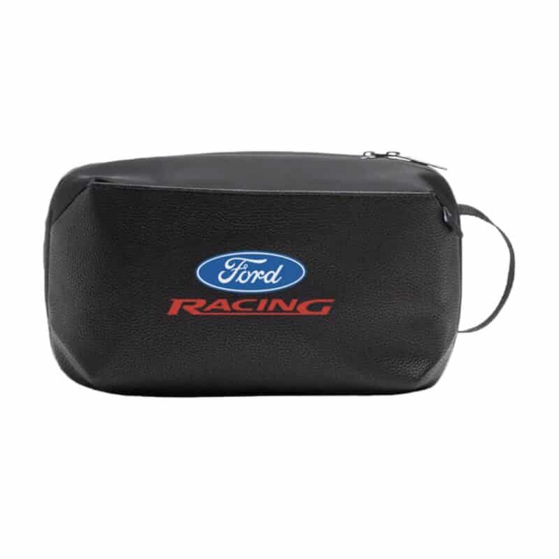 Custom Brookstone Compact Toiletry Kit Vegan Leather Travel Bag - 1