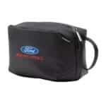 Custom Brookstone Compact Toiletry Kit Vegan Leather Travel Bag