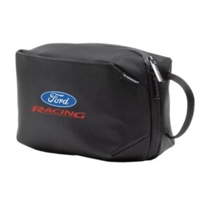 Custom Brookstone Compact Toiletry Kit Vegan Leather Travel Bag