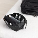 Custom Brookstone Compact Toiletry Kit Vegan Leather Travel Bag - 4