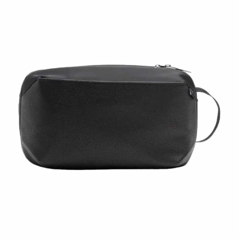 Custom Brookstone Compact Toiletry Kit Vegan Leather Travel Bag - 7