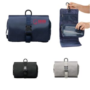 Custom Buckle Foldable Toiletry Bag