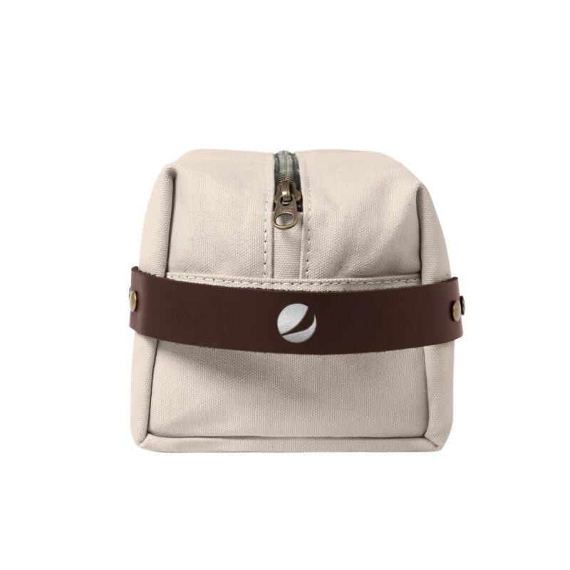 Custom Canvas Leather Dopp Kit | Full Grain Leather | Made in USA - 2