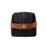Custom Canvas Leather Dopp Kit | Full Grain Leather | Made in USA - 3
