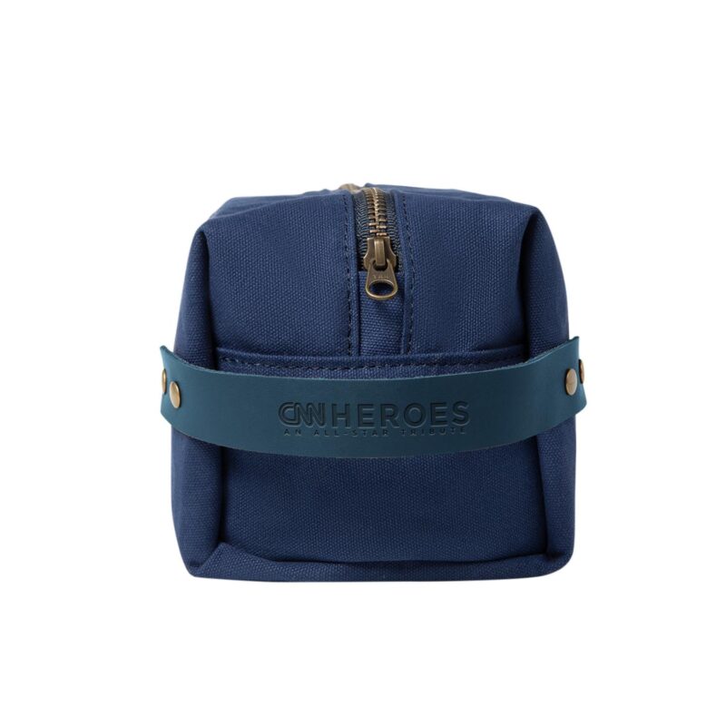 Custom Canvas Leather Dopp Kit | Full Grain Leather | Made in USA - 5